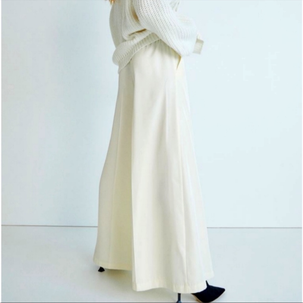 H&M Wide Leg Silk Pants